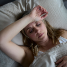 Women struggling to sleep