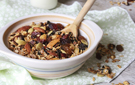 Crunchy Cranberry Almond Granola with Maple Syrup and Vanilla