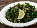 Moroccan Style Farro with Kale