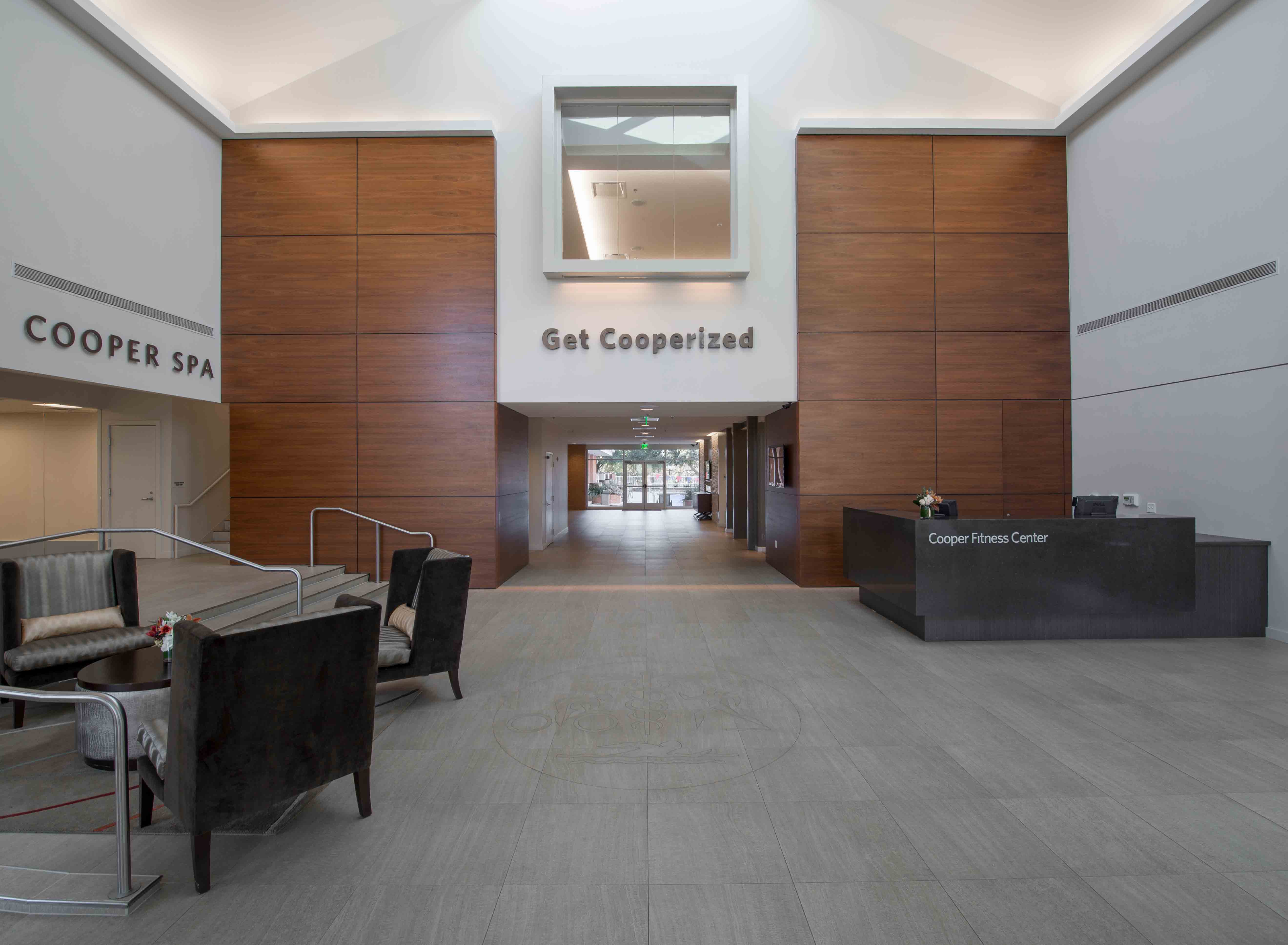 Cooper Fitness Center Lobby